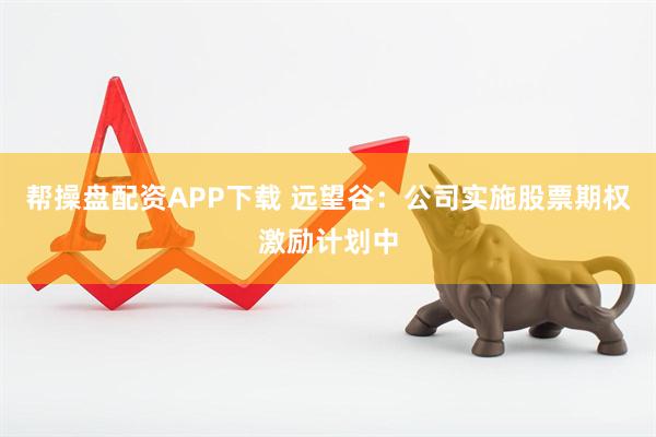 帮操盘配资APP下载 远望谷：公司实施股票期权激励计划中